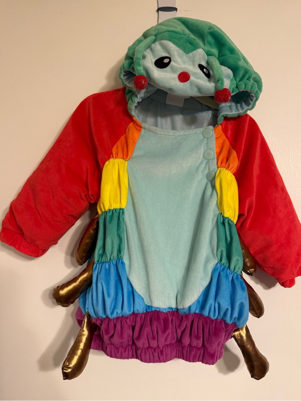 Very Hungry Caterpillar Toddler Costume Size 12-18M